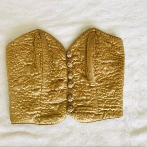 Vintage Gold Label Victoria Secret Crop Top